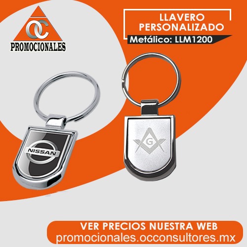 Llavero premium con grabado láser personalizado calidad industrial